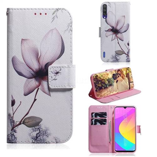 Magnolia Flower PU Leather Wallet Case for Xiaomi Mi A3
