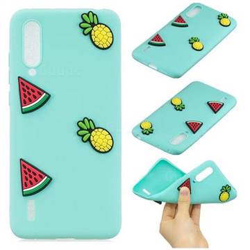 Watermelon Pineapple Soft 3D Silicone Case for Xiaomi Mi CC9 (Mi CC9mt Meitu Edition)