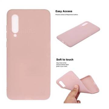 Soft Matte Silicone Phone Cover for Xiaomi Mi CC9 (Mi CC9mt Meitu Edition) - Lotus Color