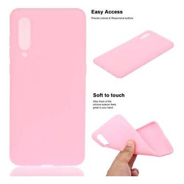 Soft Matte Silicone Phone Cover for Xiaomi Mi CC9 (Mi CC9mt Meitu Edition) - Rose Red
