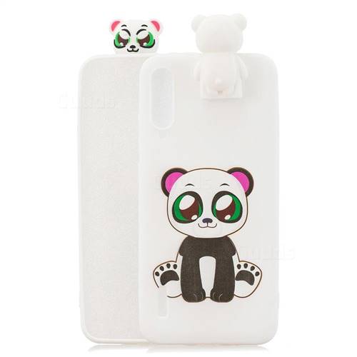 Panda Soft 3D Climbing Doll Stand Soft Case for Xiaomi Mi CC9 (Mi CC9mt Meitu Edition)