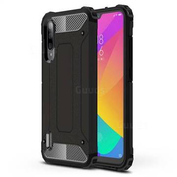 King Kong Armor Premium Shockproof Dual Layer Rugged Hard Cover for Xiaomi Mi CC9e - Black Gold