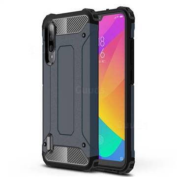 King Kong Armor Premium Shockproof Dual Layer Rugged Hard Cover for Xiaomi Mi CC9e - Navy