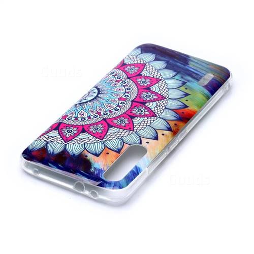 Colorful Sun Flower Noctilucent Soft Tpu Back Cover For Xiaomi Mi Cc9e