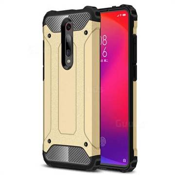 King Kong Armor Premium Shockproof Dual Layer Rugged Hard Cover for Xiaomi Redmi K20 / K20 Pro - Champagne Gold