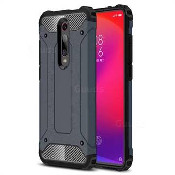 King Kong Armor Premium Shockproof Dual Layer Rugged Hard Cover for Xiaomi Redmi K20 / K20 Pro - Navy