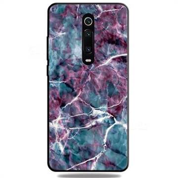 Marble 3D Embossed Relief Black TPU Cell Phone Back Cover for Xiaomi Redmi K20 / K20 Pro