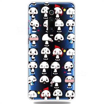 Mini Panda Clear Varnish Soft Phone Back Cover for Xiaomi Redmi K20 / K20 Pro