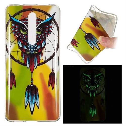 Owl Wind Chimes Noctilucent Soft TPU Back Cover for Xiaomi Redmi K20 / K20 Pro