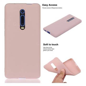 Soft Matte Silicone Phone Cover for Xiaomi Redmi K20 / K20 Pro - Lotus Color