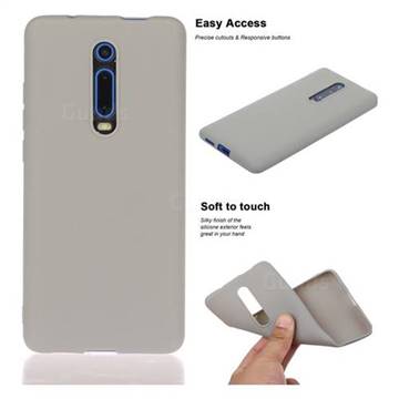 Soft Matte Silicone Phone Cover for Xiaomi Redmi K20 / K20 Pro - Gray