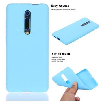 Soft Matte Silicone Phone Cover for Xiaomi Redmi K20 / K20 Pro - Sky Blue