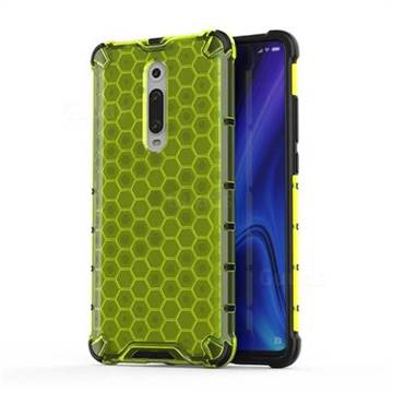 Honeycomb TPU + PC Hybrid Armor Shockproof Case Cover for Xiaomi Redmi K20 / K20 Pro - Green
