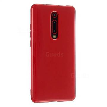 2mm Candy Soft Silicone Phone Case Cover for Xiaomi Redmi K20 / K20 Pro - Hot Red