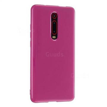 2mm Candy Soft Silicone Phone Case Cover for Xiaomi Redmi K20 / K20 Pro - Rose