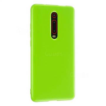 2mm Candy Soft Silicone Phone Case Cover for Xiaomi Redmi K20 / K20 Pro - Bright Green