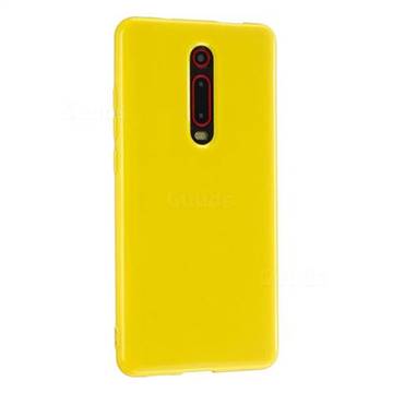 2mm Candy Soft Silicone Phone Case Cover for Xiaomi Redmi K20 / K20 Pro - Yellow