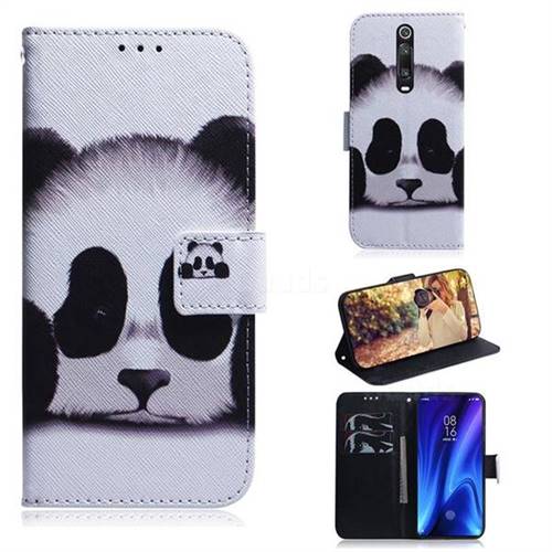 Sleeping Panda PU Leather Wallet Case for Xiaomi Redmi K20 / K20 Pro