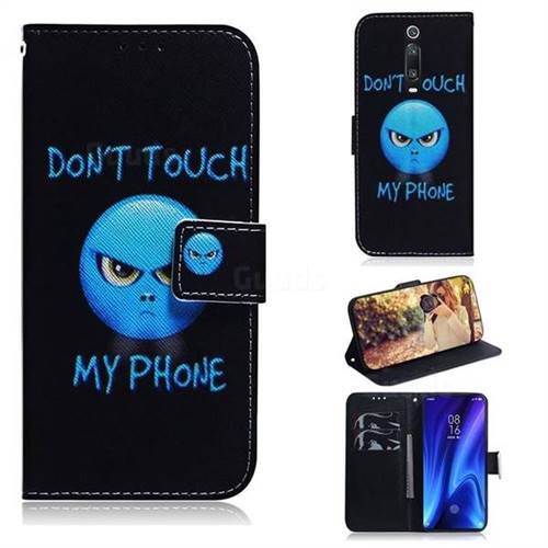 Not Touch My Phone PU Leather Wallet Case for Xiaomi Redmi K20 / K20 Pro