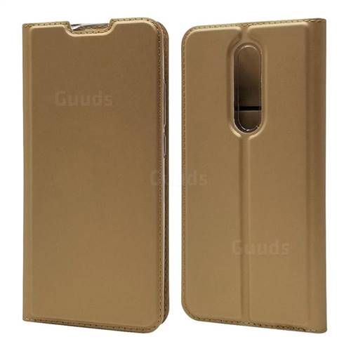 Ultra Slim Card Magnetic Automatic Suction Leather Wallet Case for Xiaomi Redmi K20 / K20 Pro - Champagne