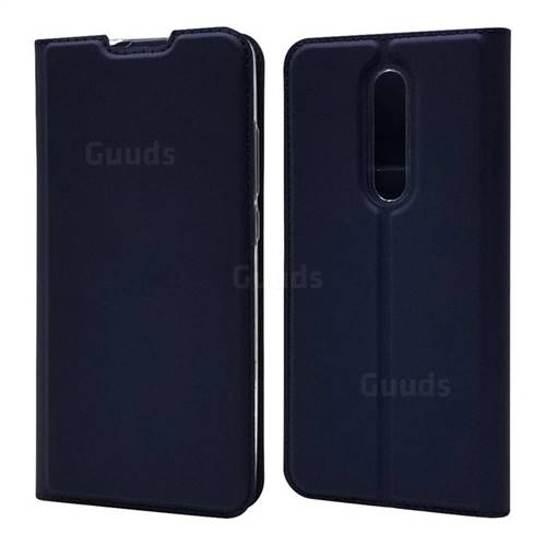 Ultra Slim Card Magnetic Automatic Suction Leather Wallet Case for Xiaomi Redmi K20 / K20 Pro - Royal Blue