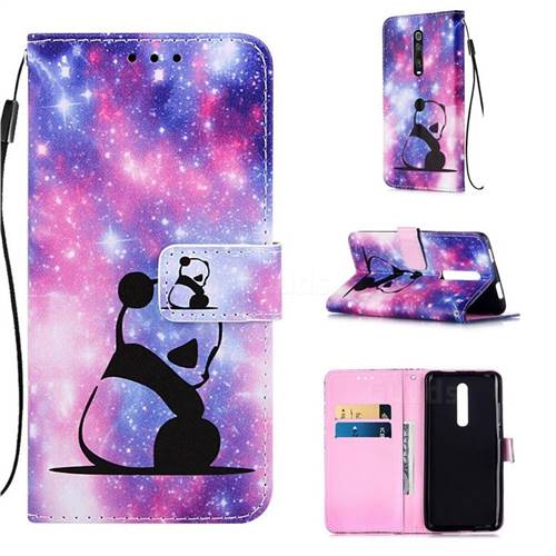 Panda Baby Matte Leather Wallet Phone Case for Xiaomi Redmi K20 / K20 Pro