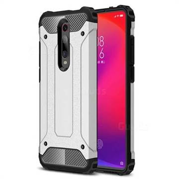 King Kong Armor Premium Shockproof Dual Layer Rugged Hard Cover for Xiaomi Redmi K20 Pro - White