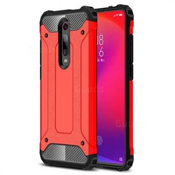 King Kong Armor Premium Shockproof Dual Layer Rugged Hard Cover for Xiaomi Redmi K20 Pro - Big Red