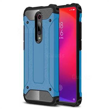 King Kong Armor Premium Shockproof Dual Layer Rugged Hard Cover for Xiaomi Redmi K20 Pro - Sky Blue