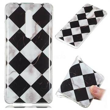 Black and White Matching Soft TPU Marble Pattern Phone Case for Xiaomi Redmi K20 Pro