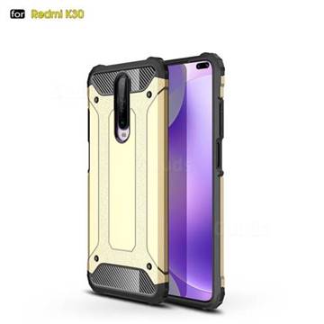 King Kong Armor Premium Shockproof Dual Layer Rugged Hard Cover for Xiaomi Redmi K30 - Champagne Gold