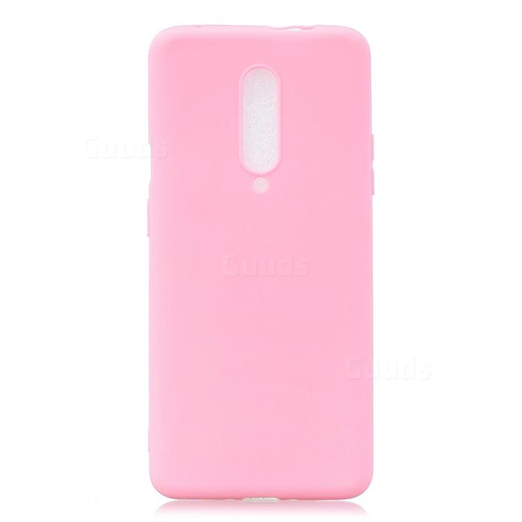 Candy Soft Silicone Protective Phone Case for Xiaomi Redmi K30 - Dark Pink