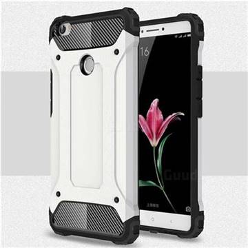 King Kong Armor Premium Shockproof Dual Layer Rugged Hard Cover for Xiaomi Mi Max - White