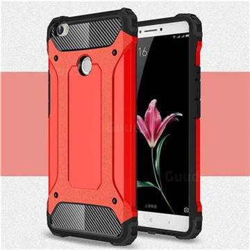 King Kong Armor Premium Shockproof Dual Layer Rugged Hard Cover for Xiaomi Mi Max - Big Red
