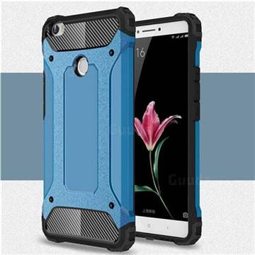 King Kong Armor Premium Shockproof Dual Layer Rugged Hard Cover for Xiaomi Mi Max - Sky Blue
