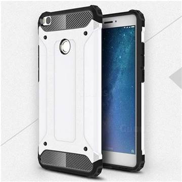 King Kong Armor Premium Shockproof Dual Layer Rugged Hard Cover for Xiaomi Mi Max 2 - White
