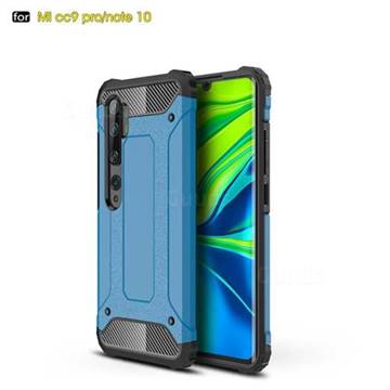 King Kong Armor Premium Shockproof Dual Layer Rugged Hard Cover for Xiaomi Mi Note 10 / Note 10 Pro / CC9 Pro - Sky Blue