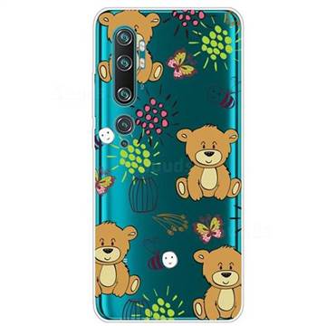 Butterfly Bear Super Clear Soft TPU Back Cover for Xiaomi Mi Note 10 / Note 10 Pro / CC9 Pro