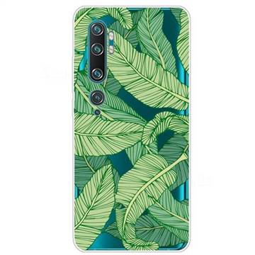 Banana Green Leaves Super Clear Soft TPU Back Cover for Xiaomi Mi Note 10 / Note 10 Pro / CC9 Pro