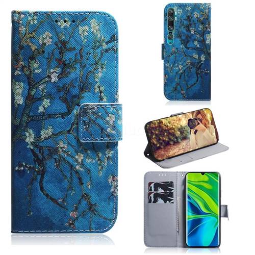 Apricot Tree PU Leather Wallet Case for Xiaomi Mi Note 10 / Note 10 Pro / CC9 Pro
