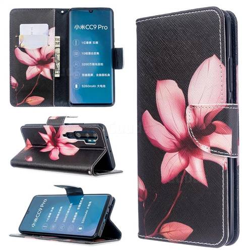 Lotus Flower Leather Wallet Case for Xiaomi Mi Note 10 / Note 10 Pro / CC9 Pro