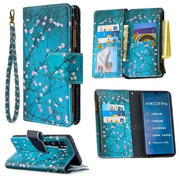 Blue Plum Binfen Color BF03 Retro Zipper Leather Wallet Phone Case for Xiaomi Mi Note 10 / Note 10 Pro / CC9 Pro