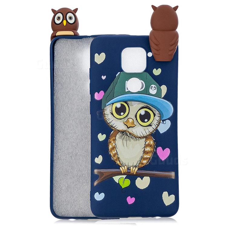 Bad Owl Soft 3D Climbing Doll Soft Case for Xiaomi Redmi Note 9