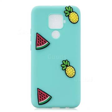 Watermelon Pineapple Soft 3D Silicone Case for Xiaomi Redmi Note 9