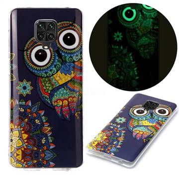 Tribe Owl Noctilucent Soft TPU Back Cover for Xiaomi Redmi Note 9s / Note9 Pro / Note 9 Pro Max