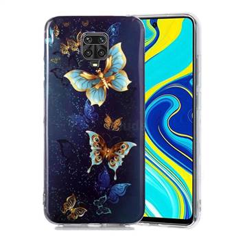 Golden Butterflies Noctilucent Soft Tpu Back Cover For Xiaomi Redmi Note 9s Note9 Pro Note 9 Pro Max Xiaomi Note 9s Note 9 Pro Note 9 Pro Max Cases Guuds