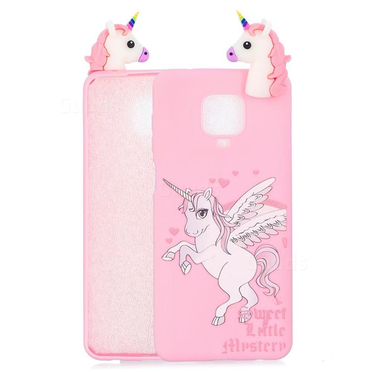 Wings Unicorn Soft 3D Climbing Doll Soft Case for Xiaomi Redmi Note 9s / Note9 Pro / Note 9 Pro Max