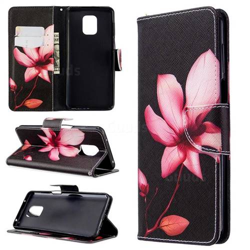Lotus Flower Leather Wallet Case for Xiaomi Redmi Note 9s / Note9 Pro / Note 9 Pro Max