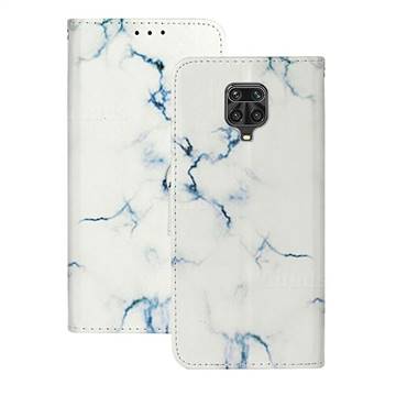 Soft White Marble PU Leather Wallet Case for Xiaomi Redmi Note 9s / Note9 Pro / Note 9 Pro Max