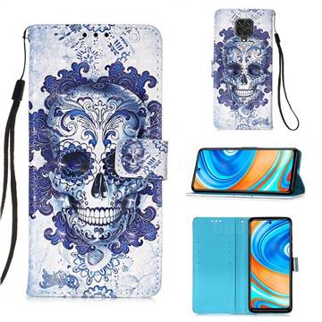 Cloud Kito 3D Painted Leather Wallet Case for Xiaomi Redmi Note 9s / Note9 Pro / Note 9 Pro Max
